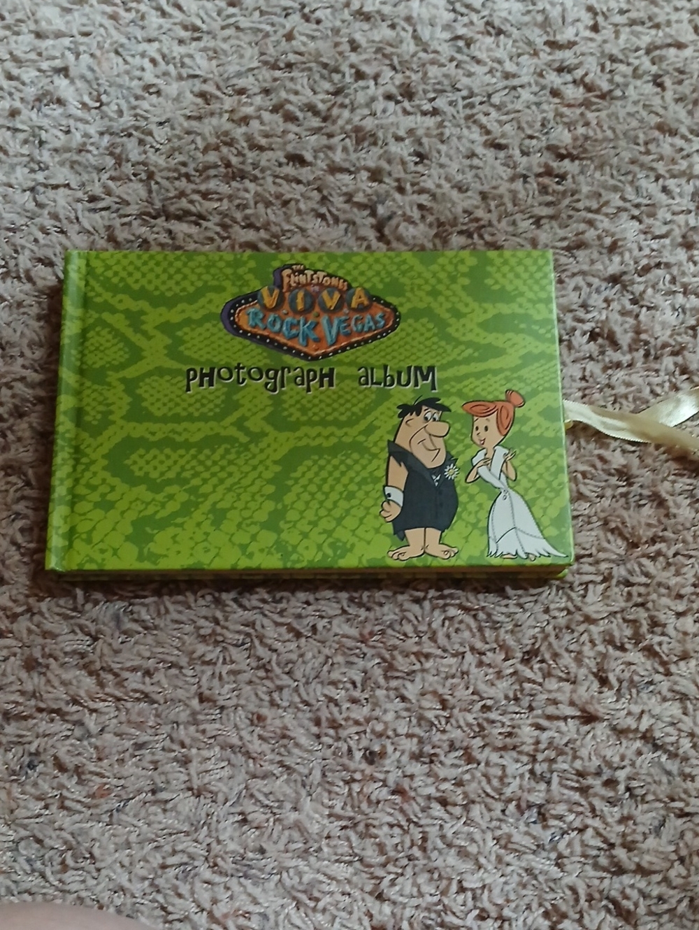 The Flintstones Viva Rock Vegas Green Photograph Album